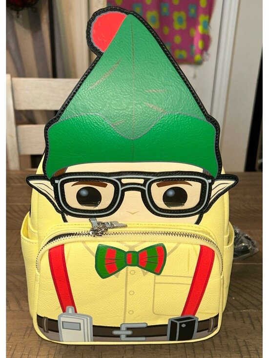 Loungefly Handbags - Loungefly The Office Dwight Schrute Elf Mini Backpack NWT